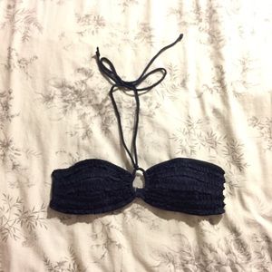 Hollister Navy Bikini Bandeau